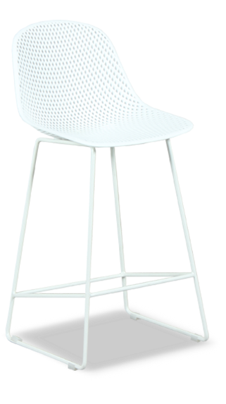 Gardenia Bar Chair – White