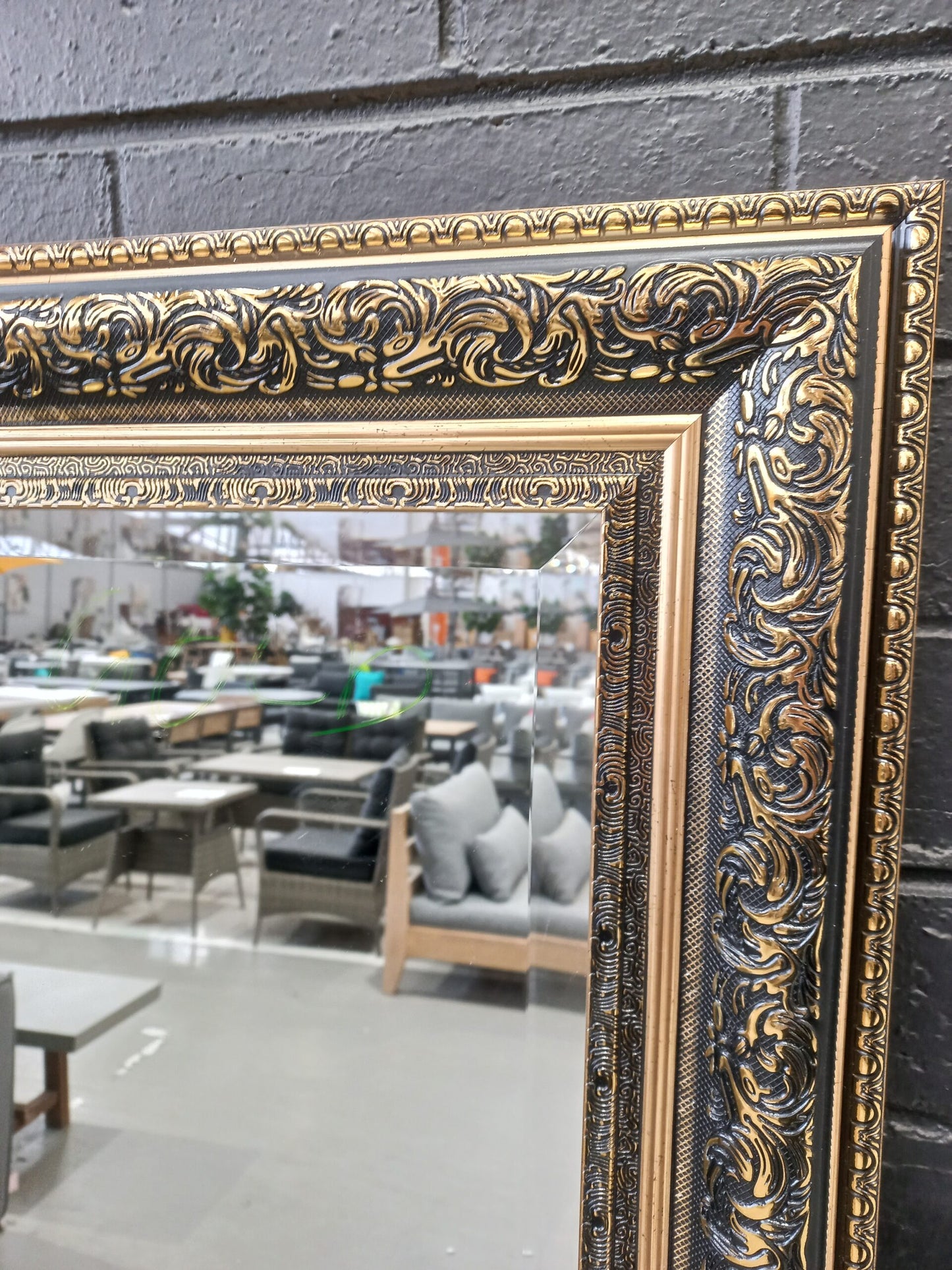 Mirror – Gold Ornate- 170 x 95