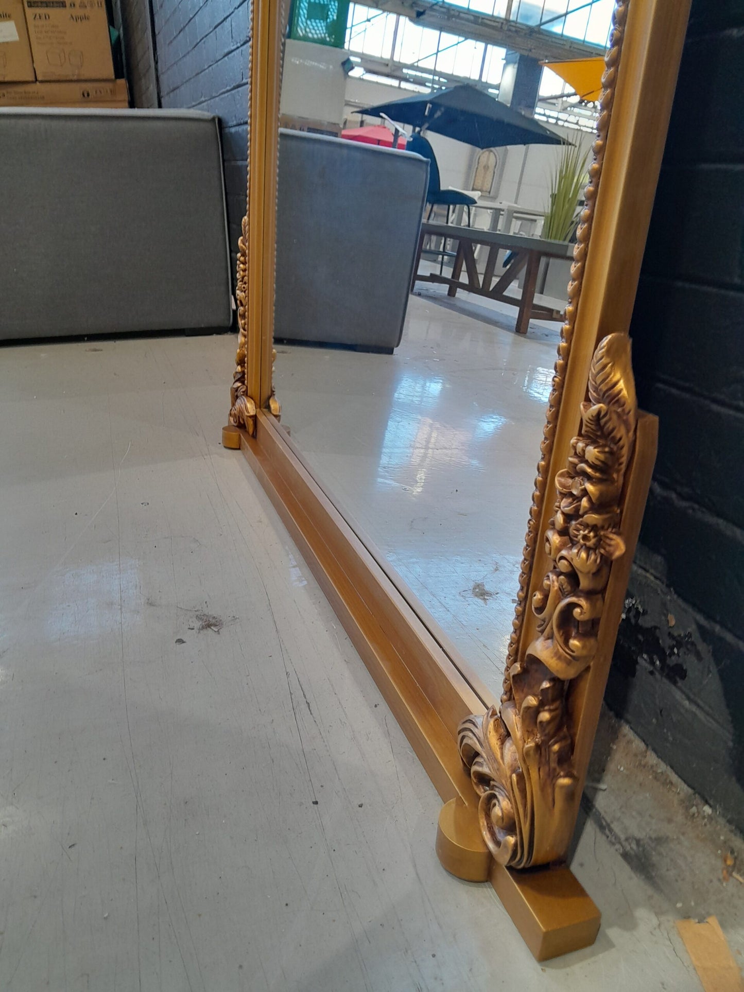 Mirror – 21LM12151- Antique Gold – 200 x 128