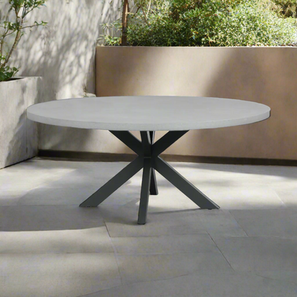 Rift Concrete Round Dining Table – *1700 – Table Only