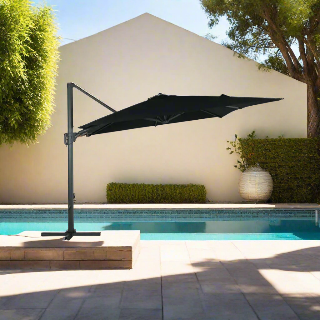 Mojave Square 3X3 Umbrella – Black