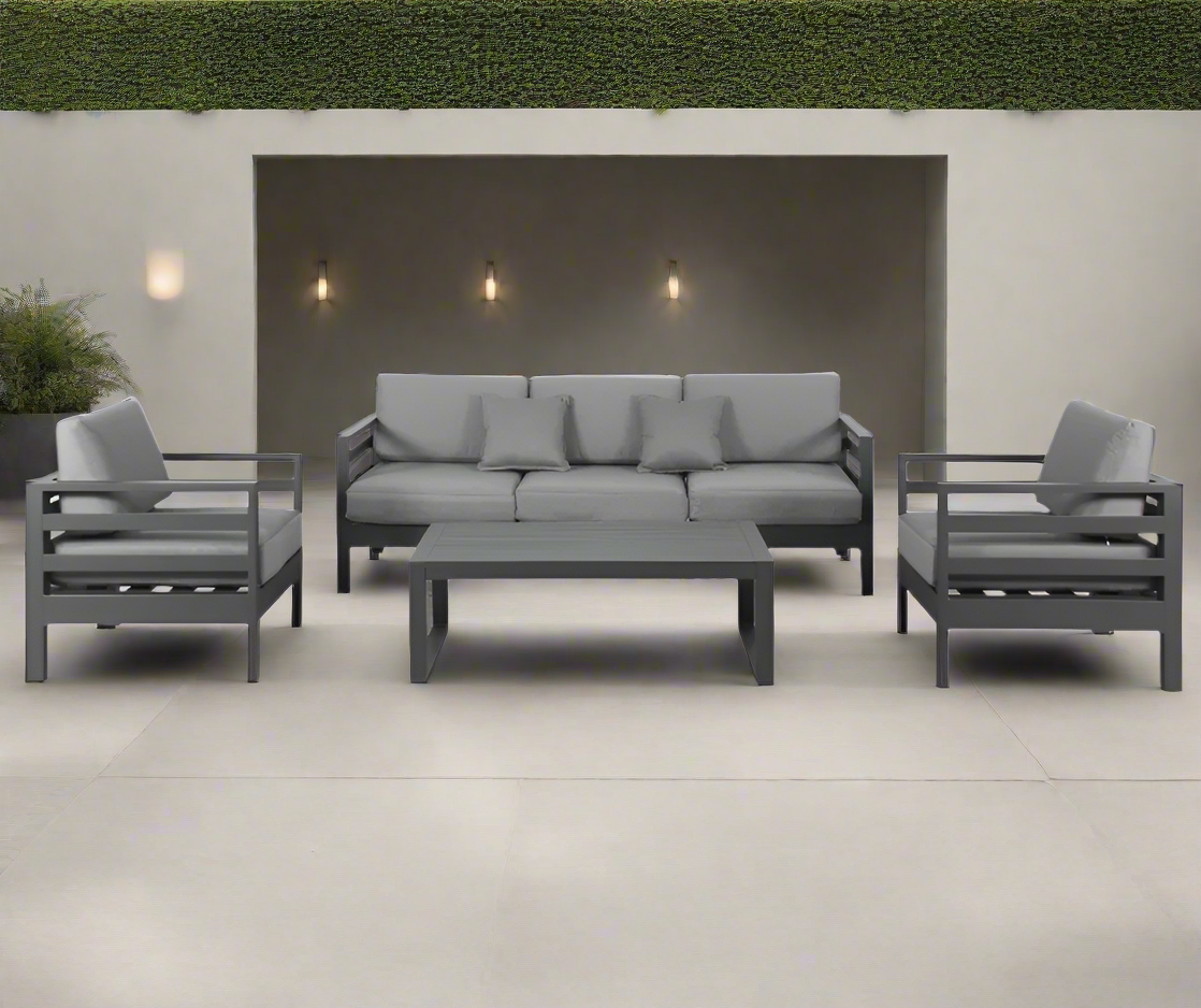 Beta 4 pce Lounge – Gunmetal