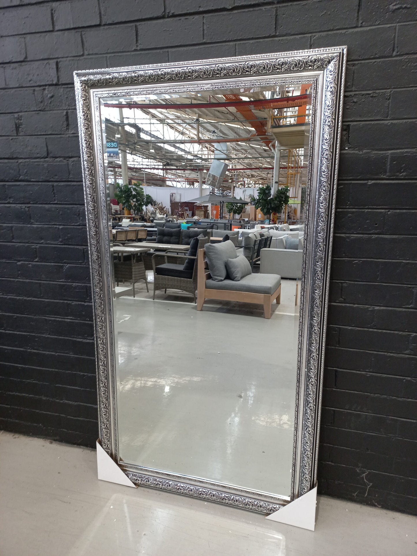 Mirror – Silver Ornate – 170 x 95