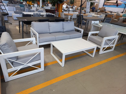 Westhampton Lounge Set – Matte White