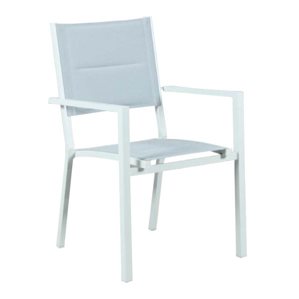 Eclipse Extension Table with Mayfair Padded Sling Chairs 13pce Dining Setting – White