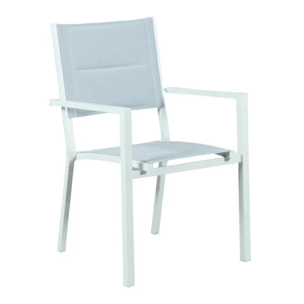 Mayfair Padded Sling Chair - White