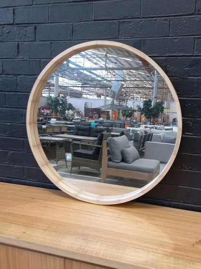 Mirror – JX Round Natural – 80cm