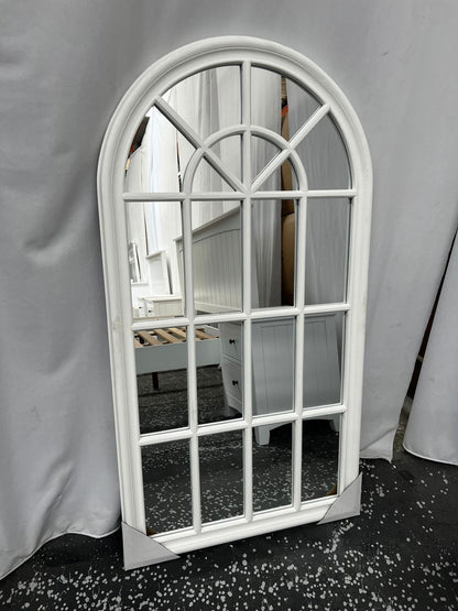 Arch Mirror - White - 130cm x 69cm